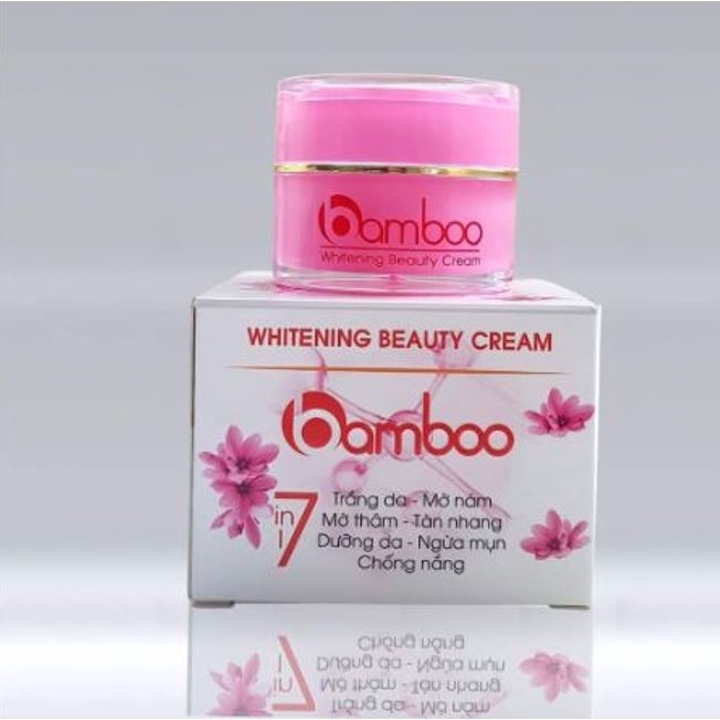 Kem Bamboo 7in1 trắng da, ngừa mụn, mờ thâm nám tàn nhang, chống nắng 10g