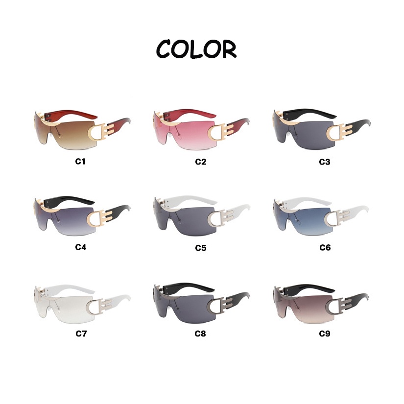 Kính Mát Thời Trang Khung Lớn San9 2022 Y2K Cho Nữ