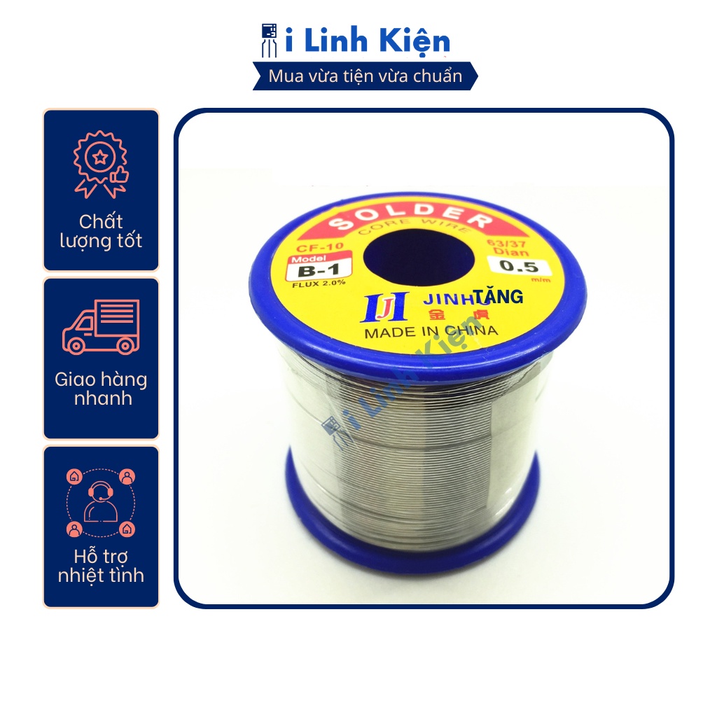 Thiếc hàn nhựa thông sn63 cao cấp 500G nhẹ lửa ít khói mối hàn sáng.