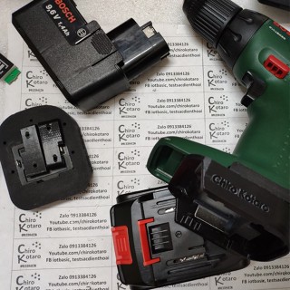 [In 3D] Đế chuyển pin máy khoan, vit Bosch 9.6V NiCD sang dùng hộp pin cài Makita