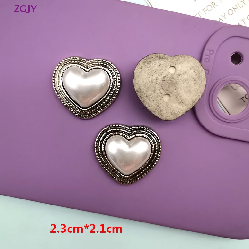 Set 10 Nút Tròn Bằng Kim Loại Dùng Để May Vá Trang Trí Quần Áo DIY Mới