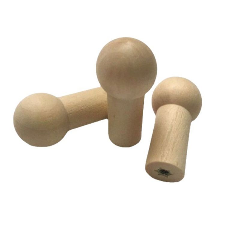 Móc vặn ốc đầu gỗ treo vật dụng gia đình, trang trí/decor nhà cửa sang trọng