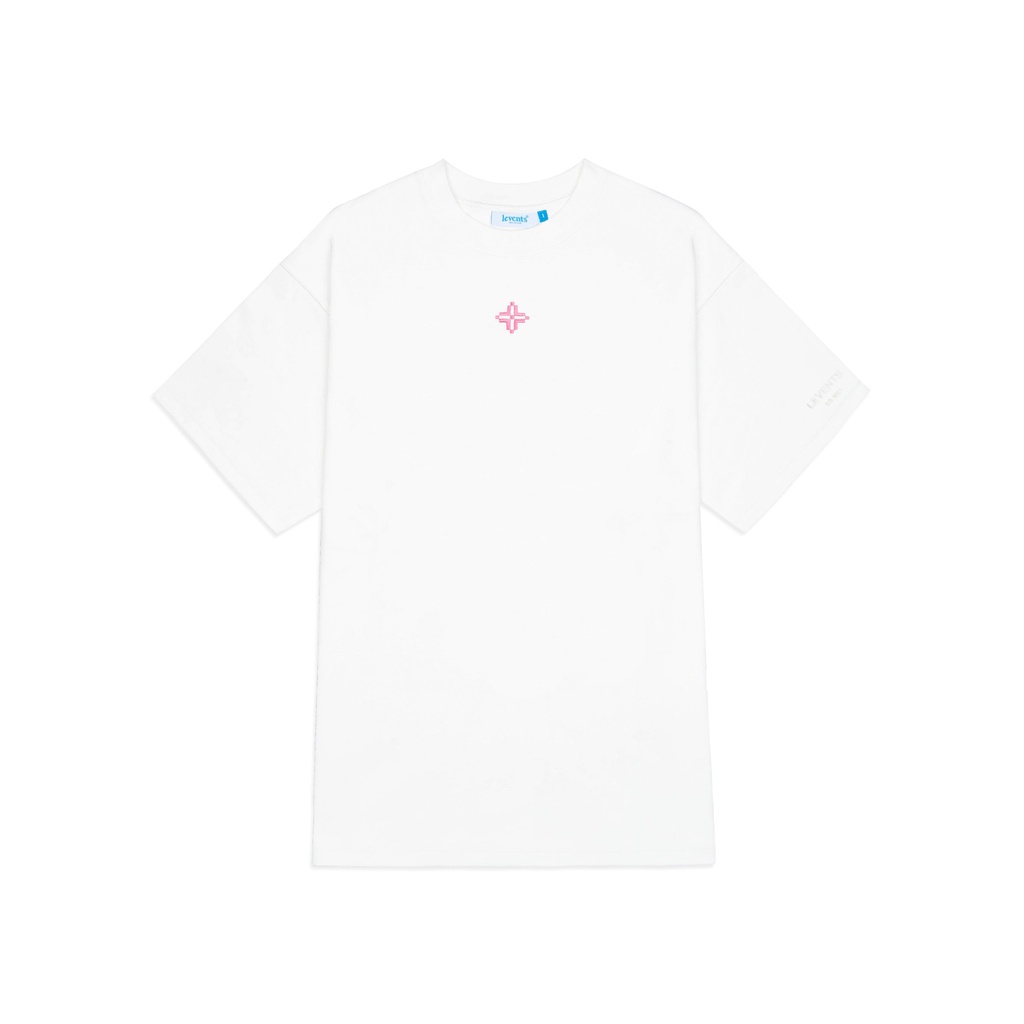 Áo Thun Levents XL Logo White/ Pink