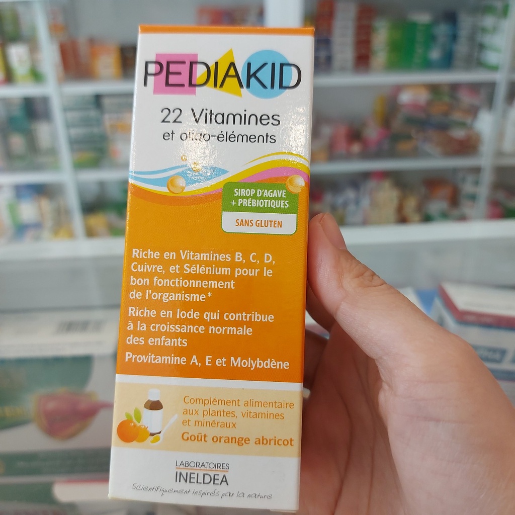 PEDIAKID 22 VITAMINES - GIÚP BỔ SUNG VITAMIN VÀ KHOÁNG CHẤT CHO BÉ, GIÚP ĂN NGON TĂNG ĐỀ KHÁNG