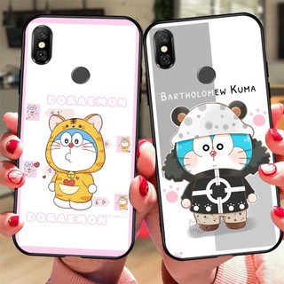 Ốp lưng điện thoại xiaomi redmi 6 pro / redmi note 7 hoạt hình doraemon dễ thương