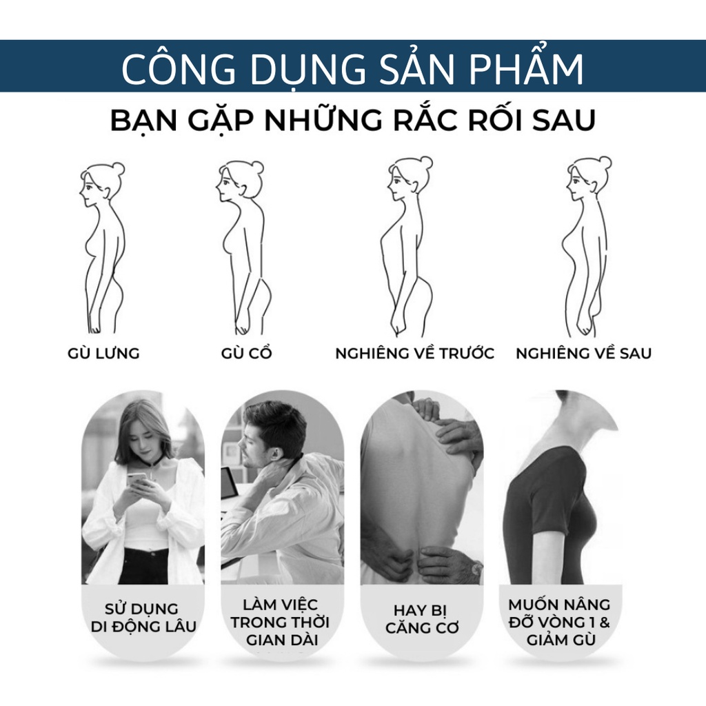 Đai định hình hỗ trợ chống gù lưng, bảo vệ vòng 1 - AZ Store