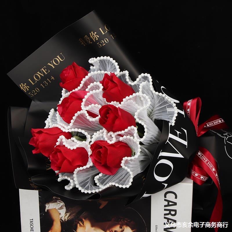 Voan xếp li gói hoa