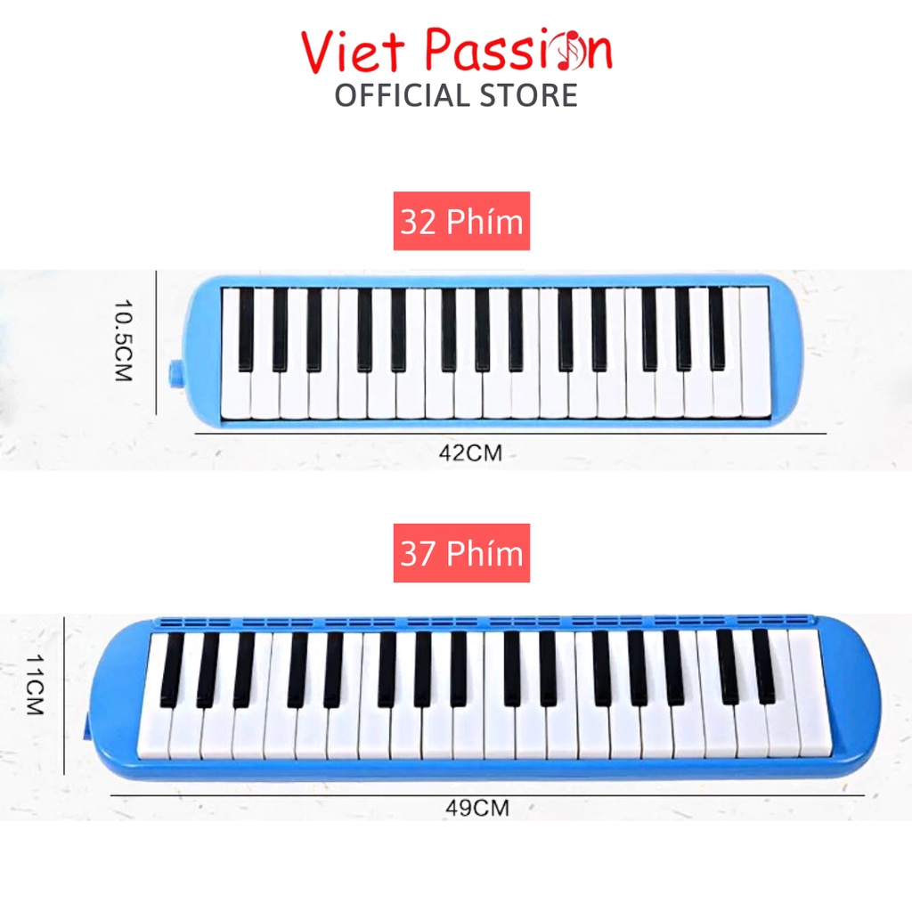 Đàn Kèn Melodica 32 Phím Piano nhỏ cho bé tặng kèm túi đựng chất lượng Viet Passion HCM