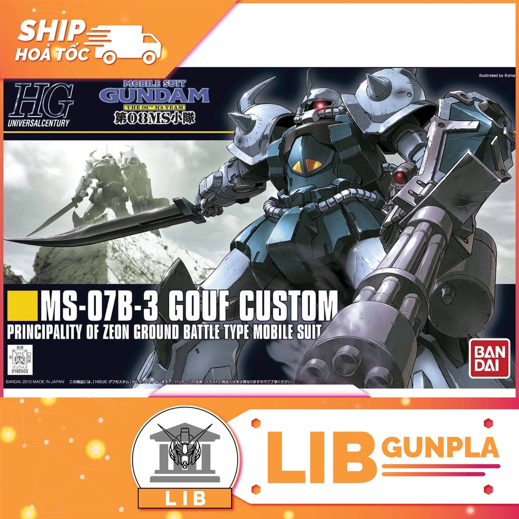 Mô hình lắp ráp Gundam HG UC Gouf Custom