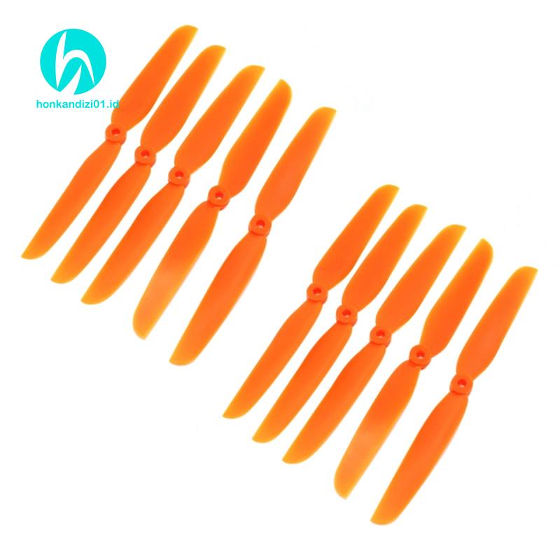 10 Cánh Quạt 0.14 "Đường Kính 6" Dài 6030 Màu Cam Cho Máy Bay Điều Khiển Từ Xa
