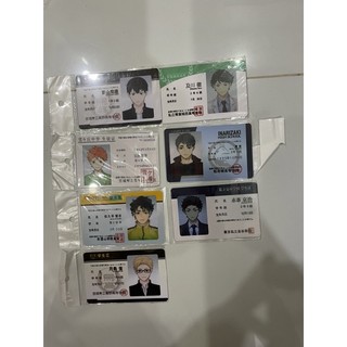 Thẻ id card Haikyuu unoff