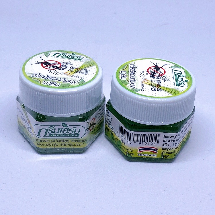 Dầu Cù Là Muỗi Sả Cintronella Thái Lan 20g - Hàng Chính Hãng Thơm Sả