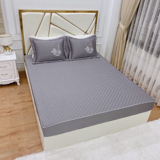 Ga chun trần phi lụa kèm 2 vỏ gối nằm