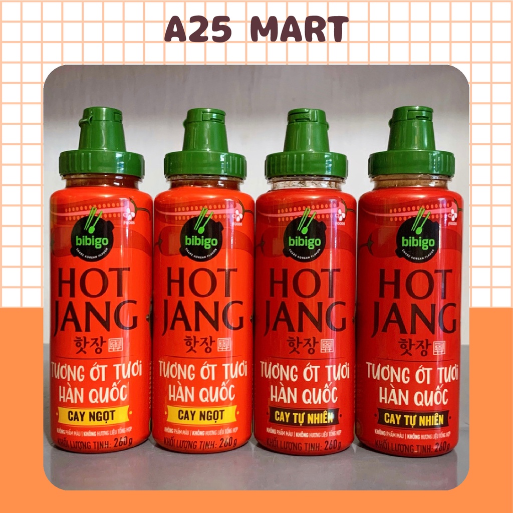 Tương Ớt Tươi Hàn Quốc Hot Jang Bibigo Chai 260g