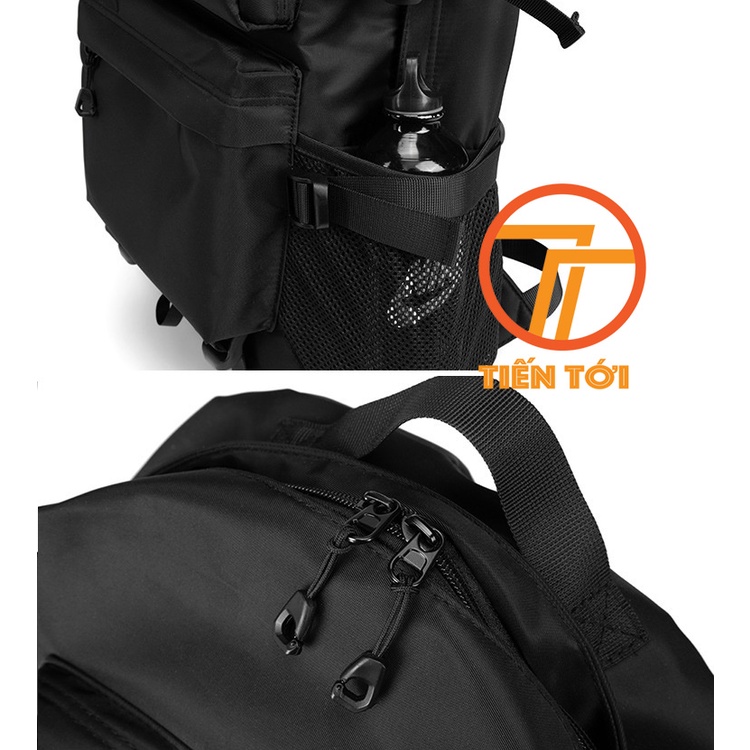 Balo Nam Đi Học Mã TH13110, Balo Laptop Sử Dụng Đa Năng Chất Vải Dày Mềm Màu Đen