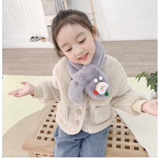 KHĂN LÔNG QUÀNG CỔ ẤM ÁP DỄ THƯƠNG CHO BÉ