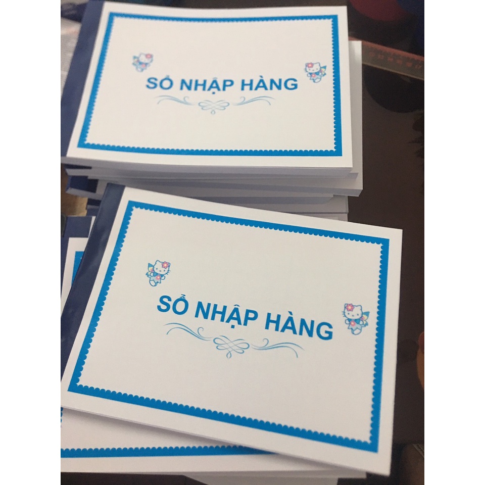 Combo 4 cuốn sổ nhập hàng A5 - [1 cuốn 100 tờ]