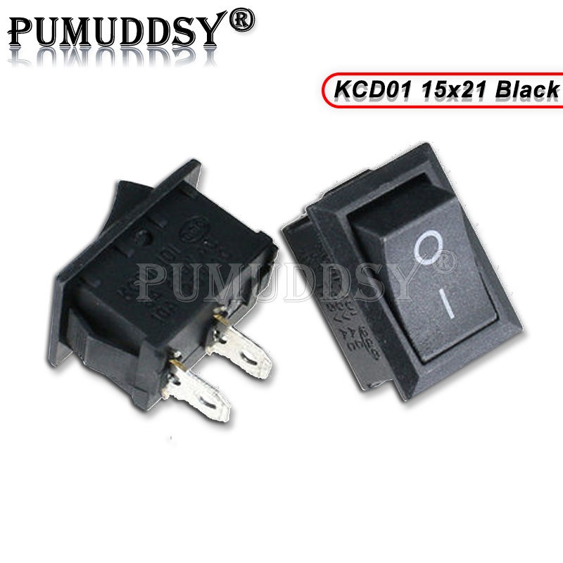 Set 10 Công Tắc Nguồn AC 6A / 250V 10A / 125V 10A / 125V 15x21 KCD01-117S KCD01 15 * 15X