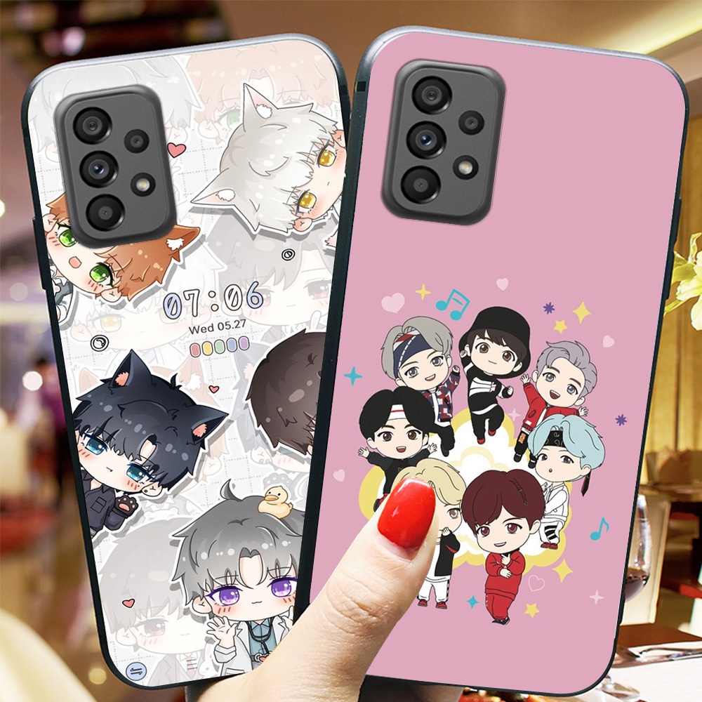 Ốp lưng điện thoại Samsung a33 5G / ss a53 5G / ss a73 5G / ss a13 4G / ss a23 4G nhóm nhạc BTS hoạt hình cute