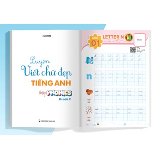 Sách combo luyện viết chữ đẹp tiếng anh my phonics grade 1, 2 - ảnh sản phẩm 3