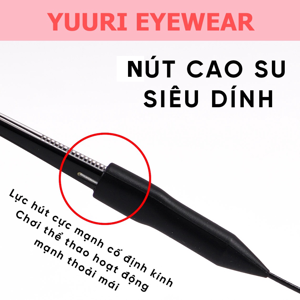 Dây đeo kính thể thao lõi kim loại có nút điều chỉnh thông minh