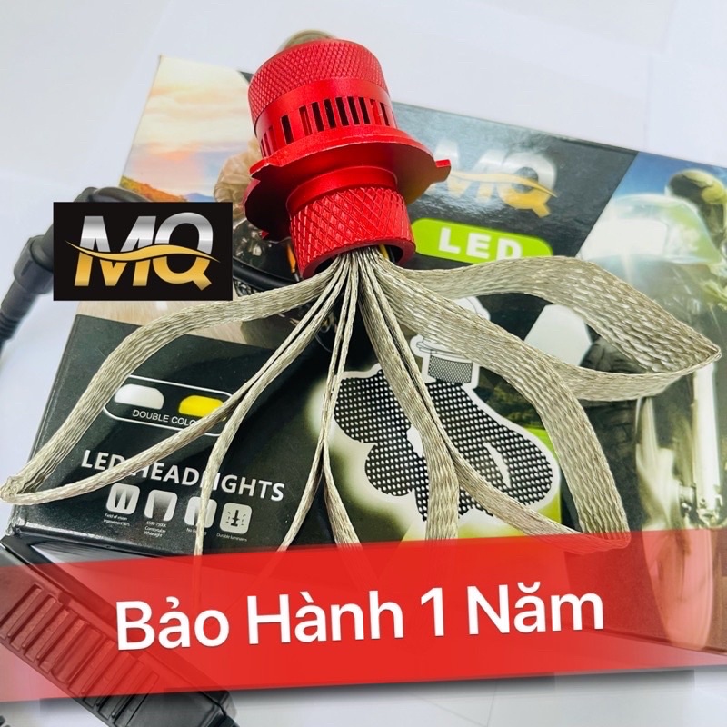 Đèn Pha Led Bi Cầu 2 Mầu Cos Vàng Pha Trắng Hot