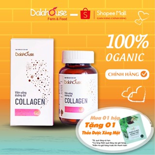 Viên Uống Dưỡng Da Collagen Dalahouse Tăng Độ Ẩm, Tăng Đàn Hồi, Làm Đẹp Da Lọ 90/30 Viên Nén