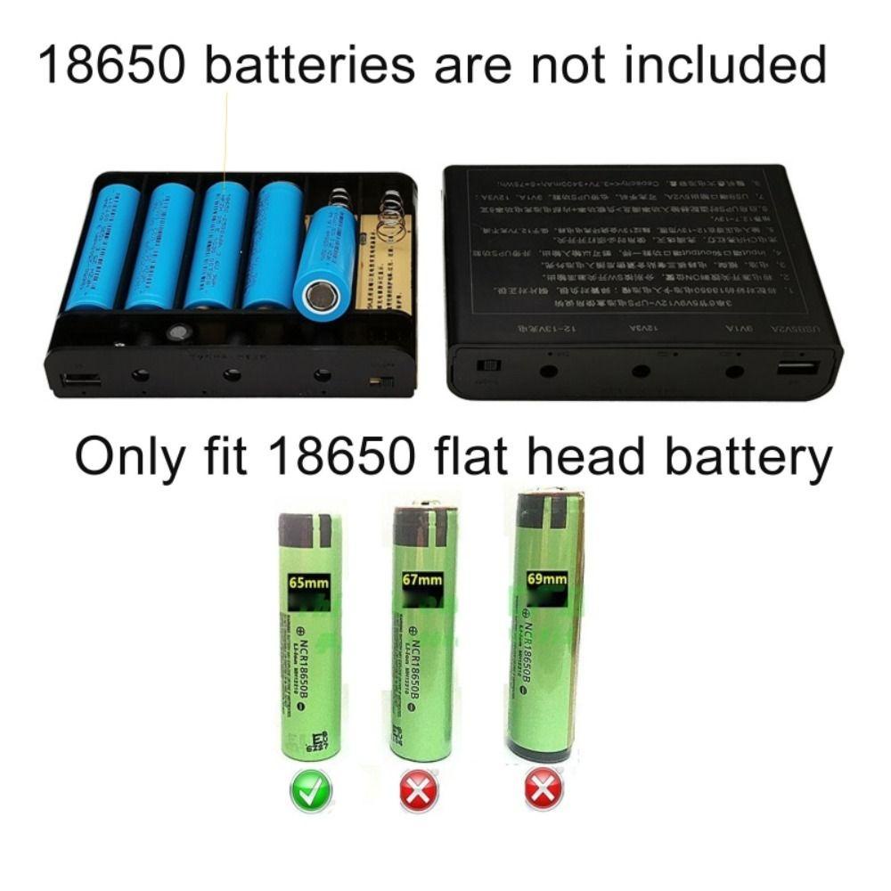 BEBETTERM Pin Sạc Dự Phòng 6x18650 Cho Camera An Ninh