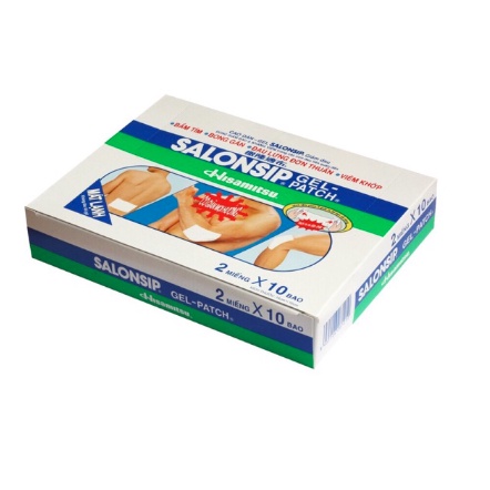 Cao dán lạnh giảm đau hiệu quả Salonsip tiện dụng LAHUTU