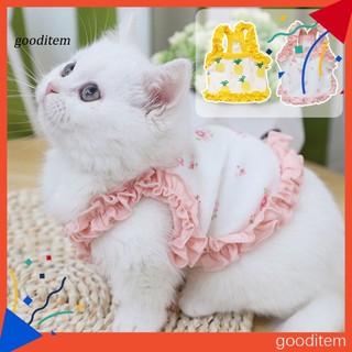 Gooditem Áo Sweater Bằng Polyester Mềm Mại Thoải Mái Họa Tiết Hoạt Hình Cho Cún Cưng