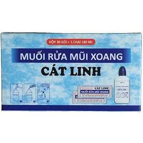 Thương hiệu: Muối Rửa Mũi Xoang Cát Linh Bộ dụng cụ rửa mũi XOANG CAT lINH Sinus Rinse Kit 30 Gói