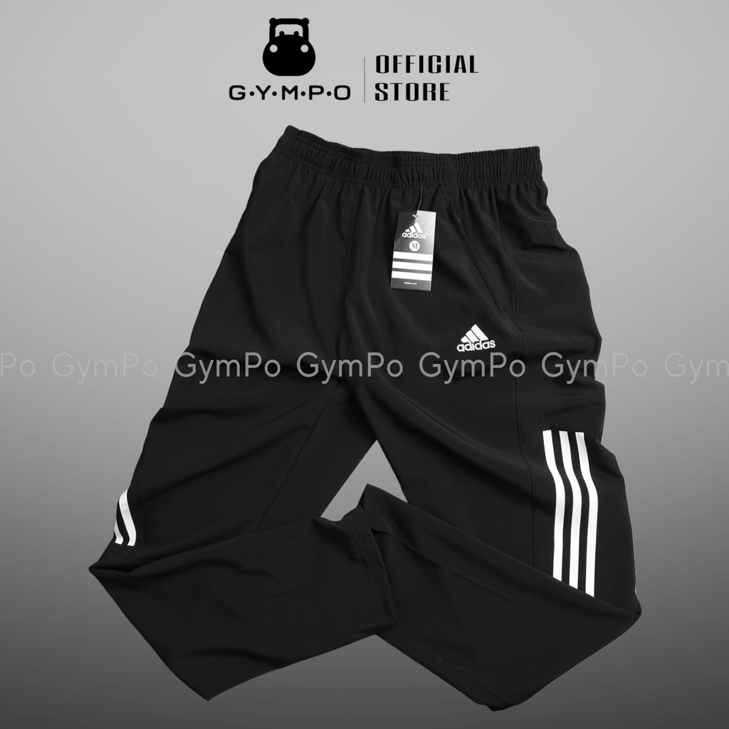 Quần Thể Thao Nam  Dù 3 Sọc Hông Siêu Thoải Mái