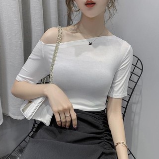 Áo thun lệch vai HT06