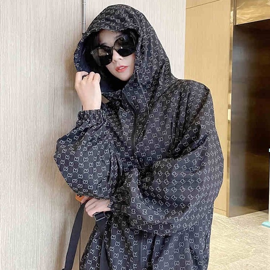 Áo Khoác Dù GUCCI In 3D Unisex Form Rộng Đủ Size Siêu Đẹp