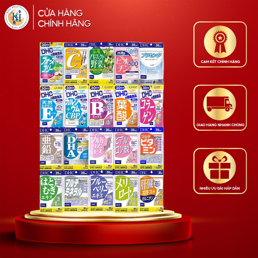 Viên Uống dưỡng da, bảo vệ sức khỏe DHC Nhật Bản 30 ngày