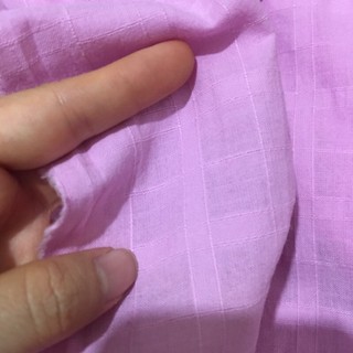 Vải linen kẻ ô chìm