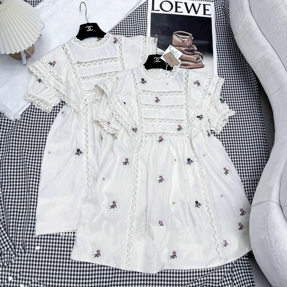 ĐẦM DOLL XÔ THÊU HOA