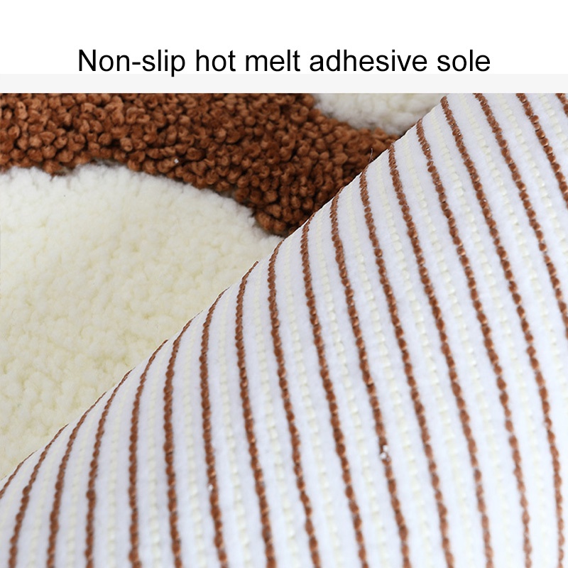 Thảm Lót Sàn Chống Trượt Thấm Hút Tốt Phong Cách Bắc Âu