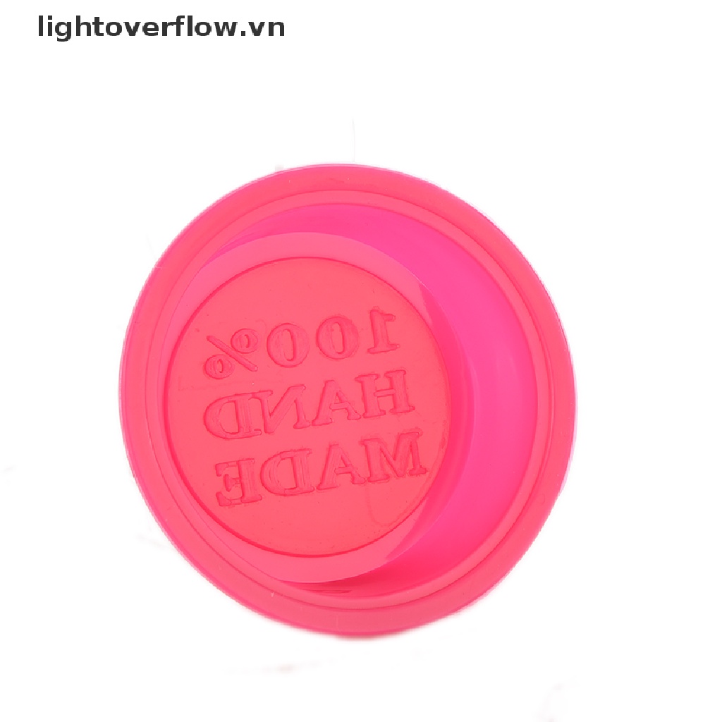 Khuôn Làm Bánh / Xà Phòng Chất Liệu Silicon 100% Hình Tròn DIY