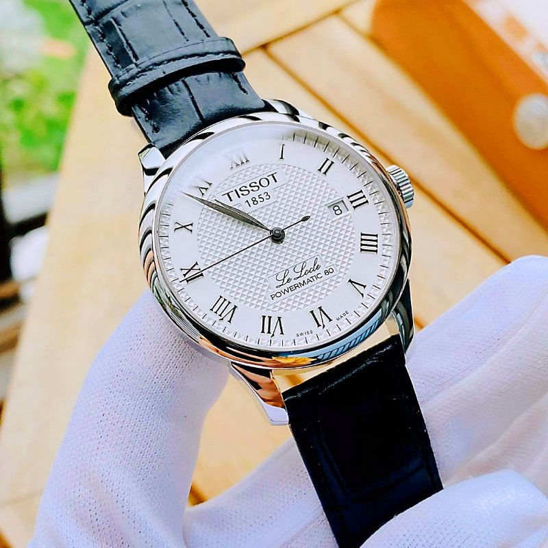 Đồng hồ nam Tis.sot 1853 automatic kiểu dáng cổ điển dây da cao cấp sang trọng toát lên vẻ đẹp lịch lãm