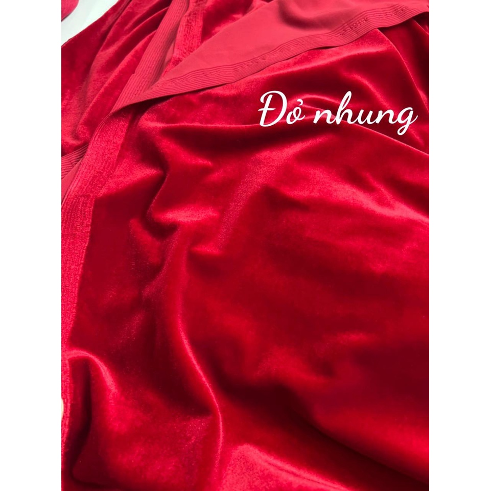 Vải nhung hàn 7 biên