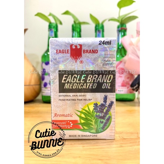 Dầu gió trắng Singapore Lavender  date 2027 / Dầu gió Oải hương tím / Hàng nội địa Singapore