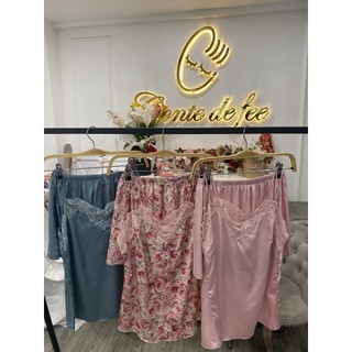 SET HAI DÂY PHỐI REN LỤA CAO CẤP
