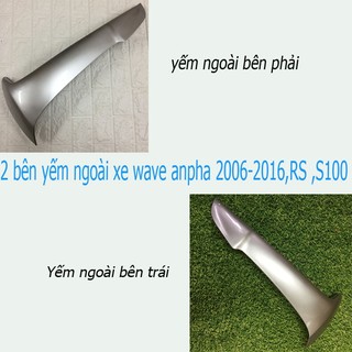 Yếm ngoài xe Wave RS100 - Wave Anpha 100 - Wave S100 đời 2006 đến 2016