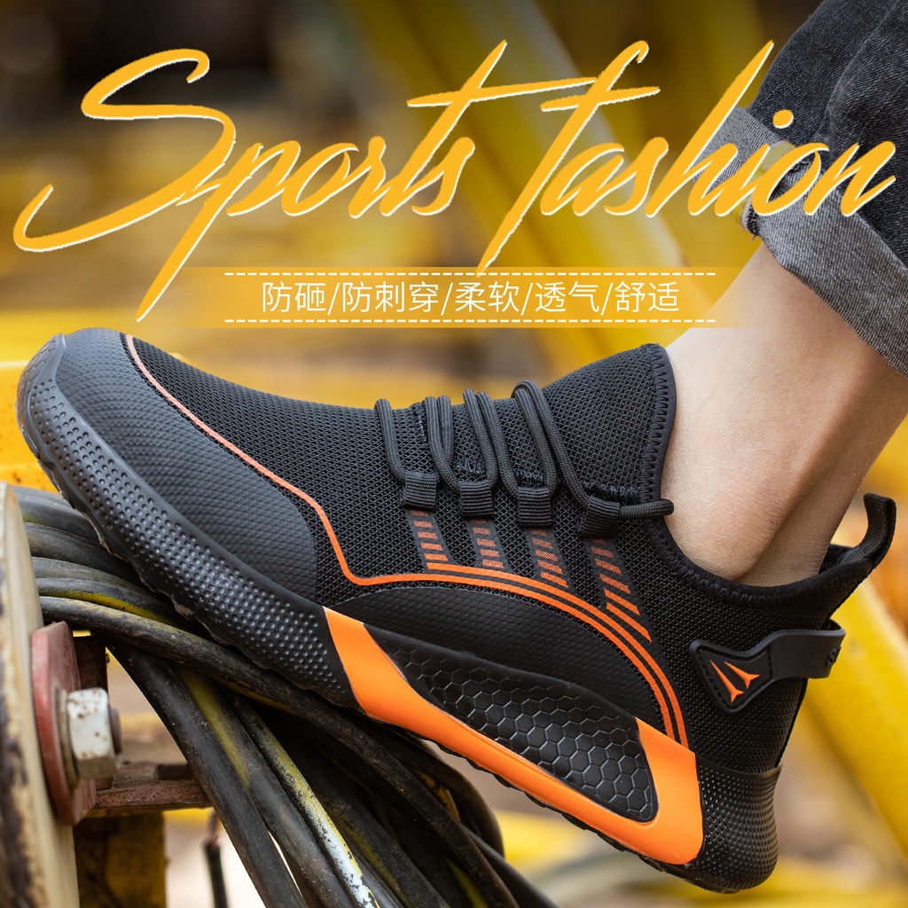 Giày Bảo Hộ Lao Động Mũi Thép Siêu Nhẹ Thoáng Khí An Toàn Size 36-50 Giày Hàn Chống Bỏng Chuyên Dụng Chất Lượng Cao