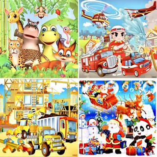 Đồ chơi bộ tranh xếp hình, ghép hình bằng gỗ 100 mảnh puzzle - tranh ghép gỗ 100 miếng