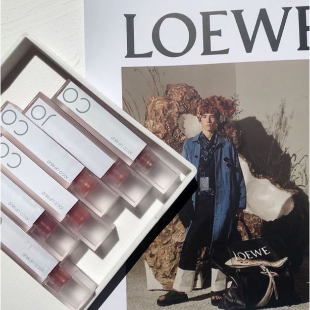 Son kem Joco vuông đỏ nâu siêu mịn bản dupe A12 Cao Cấp chính hãng