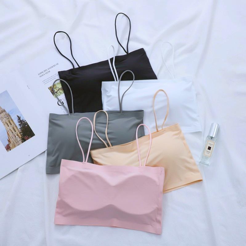 Áo Bra Đúc Su Trơn Quây 2 Dây Siêu Xinh 8881