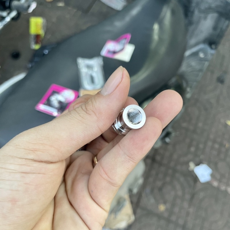 Khâu nối gác chân wave 2004 lắp cho các dòng xe Honda super dream chất liệu inox 304 Bộ 2 khâu