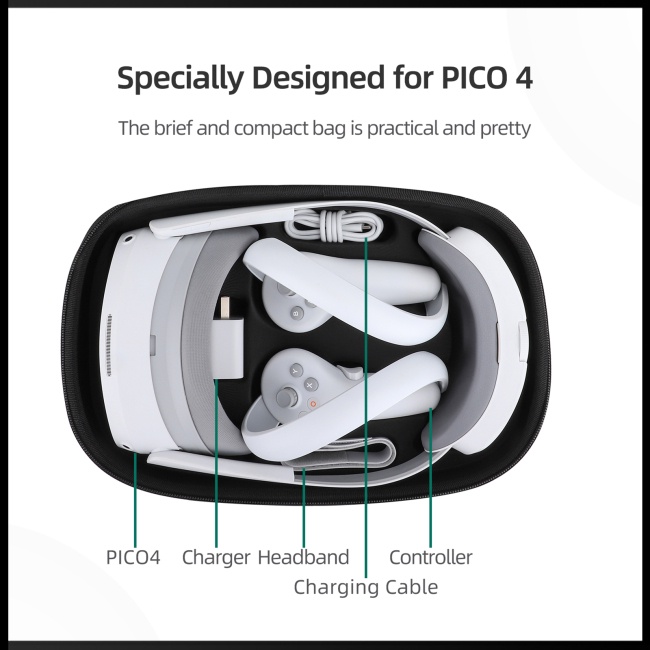 Túi Đựng Bảo Vệ Chống Thấm Nước Cho Kính Thực Tế Ảo Pico 4 Vr